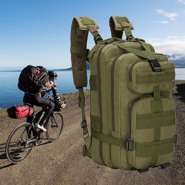 Mochila de Supervivencia de Aventura Shamjiam Verde 43x24x20 cm