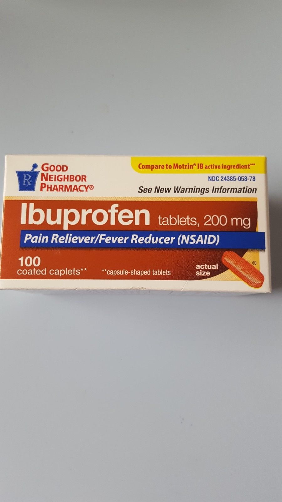 GNP Ibuprofen Capsule 200mg 100 Caplets