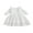 Blanc, variante sur EYIIYE Robe de Fête pour Filles Tout-Petits, Robe à Manches Longues, Robe à Col Rond, Robe de Fée, Patchwork de Plumes, Robe d'Automne, Robe Décontractée Douce et Mignonne