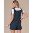 thumbnail image 3 of DARING DIVA Women's Tie Strap Casual Sleeveless Romper Small Navy Blue, 3 of 6