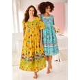 thumbnail image 6 of Only Necessities Plus Size Mixed Print Short Lounger, 6 of 6