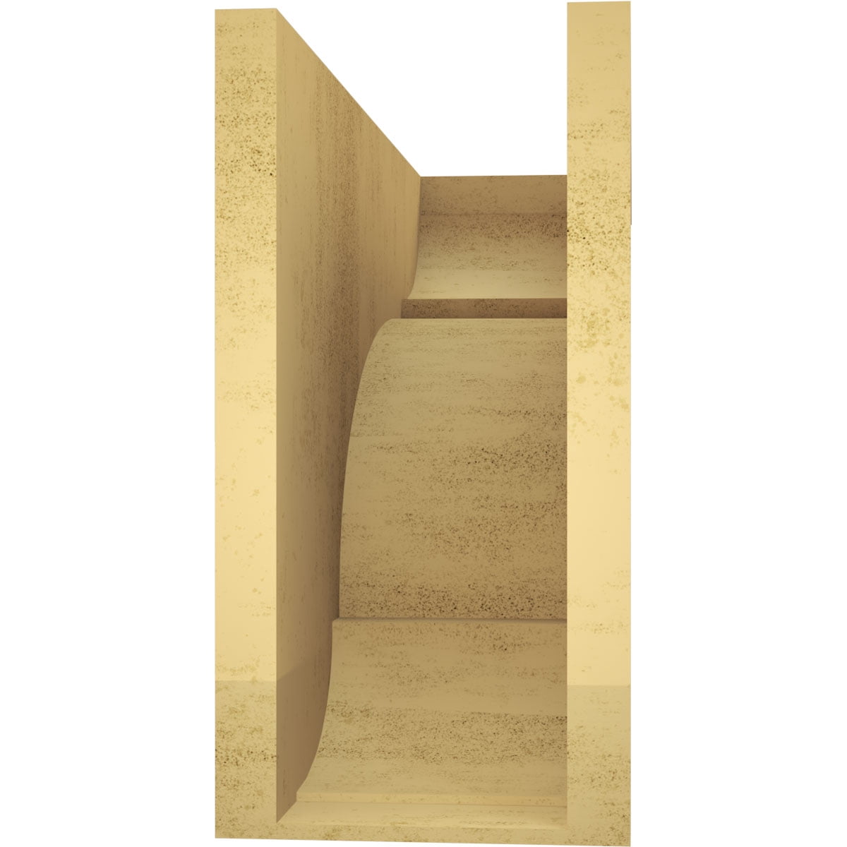 10"W x 30"D x 20"H Classic Bryant Rough Cedar Woodgrain TimberThane Corbel, Primed Tan