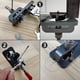 thumbnail image 5 of Perforadora De Bisagra Guía De Broca De Bisagra Ajustable Localizador De Broca De Bisagra De Alta Precisión De Aleación De Aluminioperforadora De Bisagra Guía De Broca De Bisagra Ajustable Localizador Muyoka Hogar, 5 of 6