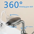 thumbnail image 3 of Robinet Pivotant pour Évier de Salle de Bain, Robinet de Cuisine, Pulvérisation Rotative Double Fonction, Robinet de Vanité à Poignée Unique pour Salle de Bain, 3 of 6