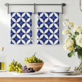 thumbnail image 3 of Retro Rhombus Kitchen Towels Set of 1, Morocco Abstract Geometric Art Navy Blue Absorbent Dish Towels for Kitchen, Microfiber Hand Towel, Quick Drying Tea Towel for Cleaning Decorative Dishcloths, 3 of 7