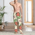 thumbnail image 6 of Lsque Frog Hold Strawberry Print Men's Pajama Pants, Lounge Pant - Comfortable Home Wear,Elastic Waistband, Stylish Design-XX-Large, 6 of 9