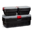 thumbnail image 1 of Rubbermaid 48 & 8 Gallon Action Packer Latch Storage Box Bundle, 1 of 8