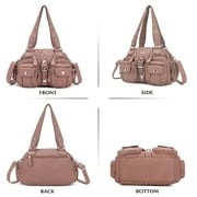 Angel Kiss Small Hobo Purses for Women Soft Vegan Leather Shoulder Bags with Crossbody Adjustable Strap