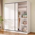 thumbnail image 3 of Dressers Wardrobes Cabinet Display Standing Garment Open Closets Cupboard Bedroom Meuble De Rangement Space Saving Furniture My Lux Decor Round, 3 of 11