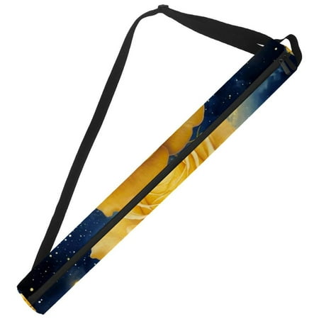 

Yellow Rose Space Galaxy Golf Cooler Beer Sleeve for Golf Bag 7 Cans Insulated Golf Beer Cooler Sleeve Keeps Beverages Cold on Golf Course