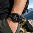 thumbnail image 4 of Digital Multifunctional Mens Outdoor Sports Watch Waterproof Watch with Alarm Stopwatch Countdown Timer Backlight Military Style Wristwatch for Hiking Camping Running Climbing Fishing, 4 of 8