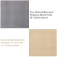 thumbnail image 3 of Classic Baseplates Building Plates for Building Bricks 100% Compatible with All Major Brands-Baseplate, 10" x 10", Pack of 16 (Multicolored), 3 of 7