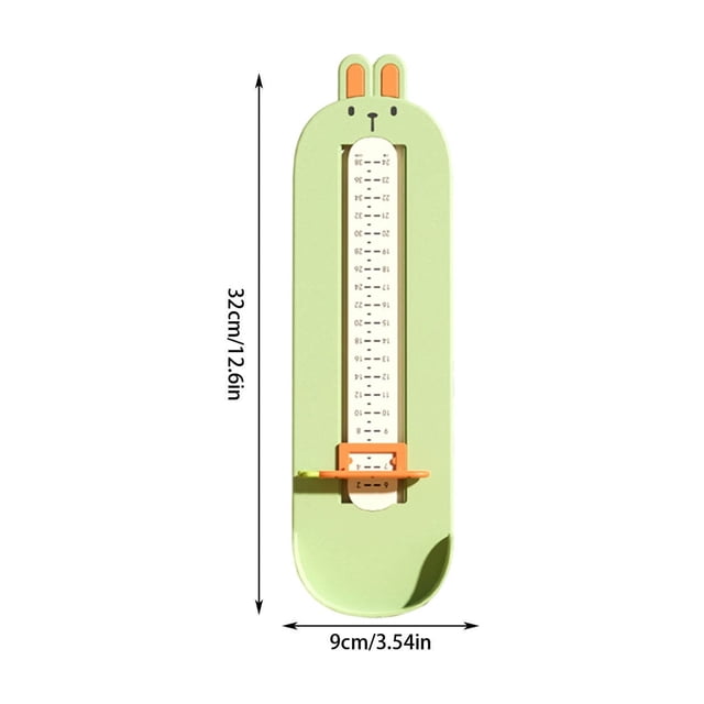 Vwrxbz Foot Measuring Ruler Accurate Shoe Sizer Tool for Kids Adults Easy to Use