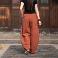 thumbnail image 5 of EaskTriop Womens Summer Casual Beach Pants High Waist Wide Leg Trousers Baggy Comfy Pants with Pockets Lightweight Lounge Palazzo Pants, 5 of 6