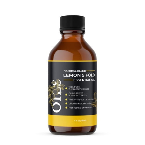 Midwest Sea Salt Company Lemon 5 Fold (Natural Blend) Essential Oil 4 oz