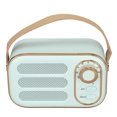 thumbnail image 2 of Bluetooth Speaker Stereo HiFi Sound USB Charging Retro Portable Wireless Speaker for Home Travel Blue, 2 of 12