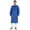 Blue, variant on Atasi Long Sleeves Kurtas For Menâ€™s Mandarin Collar Neck Wear Traditional Wear