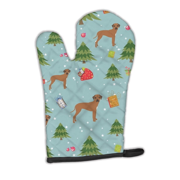 Christmas Rhodesian Ridgeback Oven Mitt