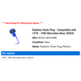 thumbnail image 2 of Radiator Drain Plug - Compatible with 1978 - 1985 Mercedes-Benz 300CD 1979 1980 1981 1982 1983 1984, 2 of 2