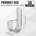 thumbnail image 2 of Soporte de cable en J Hooks Blulu de acero galvanizado de alta resistencia x30, 2 of 7