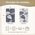 thumbnail image 3 of SIXHOME Outdoor Rug 5'x8' Waterproof Reversible Patio Rug Boho Geometric Indoor Outdoor Rugs Lightweight Plastic Straw Ourdoor Carpet for RV Camping Deck Balcony Modern Porch Decor Blue, 3 of 7