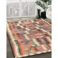 thumbnail image 3 of Ahgly Company Machine Washable Indoor Rectangle Contemporary Sienna Brown Area Rugs, 7' x 9', 3 of 7