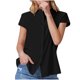 thumbnail image 2 of mfyjkho Tops Para Salir Para Mujer, Camisa Clásica De Manga Corta De Color Liso Para Mujer Tops Para Hacer Ejercicio Para Mujer S, 2 of 4