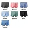 thumbnail image 3 of 2pcs Men"s Breathable Underwear Ice Silk Boxer Seamless Sexy Briefs Boxer Shorts Male Underpants, 3 of 6