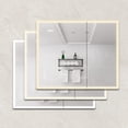 thumbnail image 3 of 36 - 47 in Wide, 24 - 31 in High - Touch - controlled Lighting & Anti - fog Function - Surface Mount in Bathroom - Time & Temp Display, 3 of 6