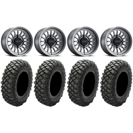 Method 411 15 Ti (5+2) Wheels 35 Crawler XG Tires Can-Am Commander Maverick Renegade Outlander Defender