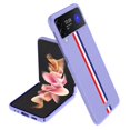 thumbnail image 4 of VONKY Slim Protective Cover Case Compatible for Samsung Z FLIP 3 Anti-fingerprint and Foldable Cell Phone Protective Shell Purple, 4 of 5