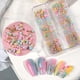 thumbnail image 1 of Accesorios para uñas, cuentas de caramelo de colores, Makaron, decoraciones de uñas de colores, 6 espacios, 1 of 2