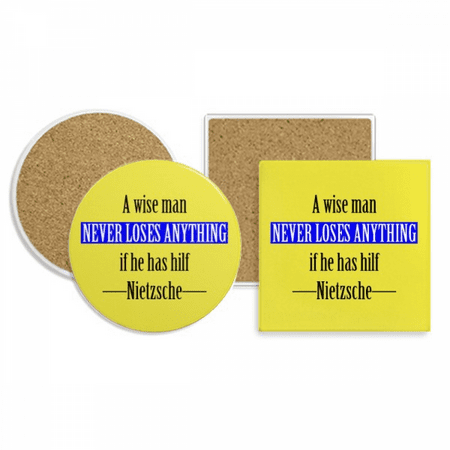 

Wise Help Lose Coaster Cup Mug Holder Absorbent Stone Cork Base Set