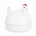 thumbnail image 4 of LOLIPPYY Chicken Shape Microwave Egg Boiler Steamer Poacher Cooking 1Set 5.9x5.9x5.1in, 4 of 10