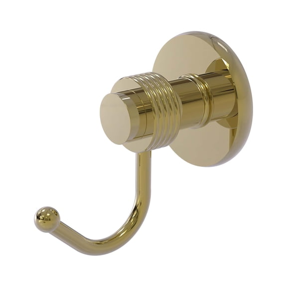 Mercury Collection Robe Hook with Groovy Accents