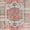 Coral/Ivory, variant on JONATHAN Y CALIFORNIA VINTAGE 8 x 10 Area Rug, Andalus Vintage Medallion - Coral/Ivory, CAV102A-8
