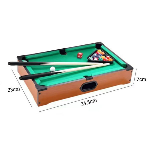 Mesa De Billar Mini Portátil Para Niños – Juego Interactivo De 14.5x8.5 Cm, Ideal Para Regalar A Los Peques Y Mejorar Su Coordinación