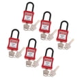thumbnail image 1 of Candado de seguridad con bloqueo Sharpla Candado de bloqueo de seguridad PVC 6 piezas, 1 of 7