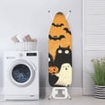 thumbnail image 3 of HELLHERO Ironing Board Covers Elastic Edge Replacement Accessories Hook and Loop Fastener Ironing Board Protector Cover Replacement, Christmas Halloween Night Cats, 3 of 5