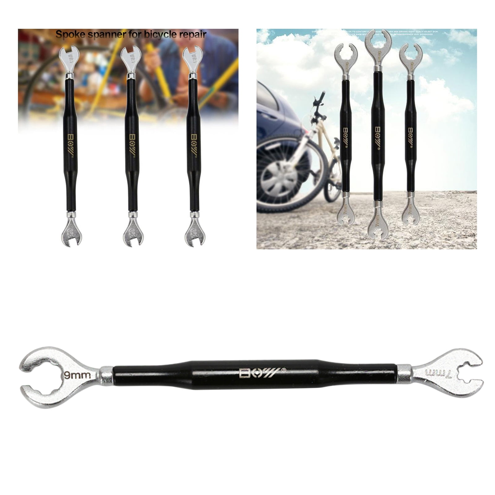Bike Spoke Wrench Repair Tools Bicycle Repair Wrench Lever Spanner