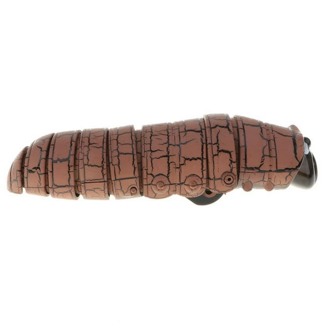 fastboy Lifelike Remote Control Caterpillar RC Bug Toy Party Prank Trick Hilarious and Surprising Brown 1Set