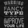 thumbnail image 2 of Funny Graphic Designer Warning Joke Womens Slim Fit Graphic Tee Brisco Brands X, 2 of 5