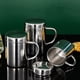 thumbnail image 5 of Taza aislada de acero inoxidable Taza aislada de acero inoxidable de alta calidad, cafetera irrompible, 5 of 6