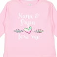 thumbnail image 4 of Inktastic Nana and Papa Love Me Heart Grandchild Boys or Girls Long Sleeve Toddler T-Shirt, 4 of 5