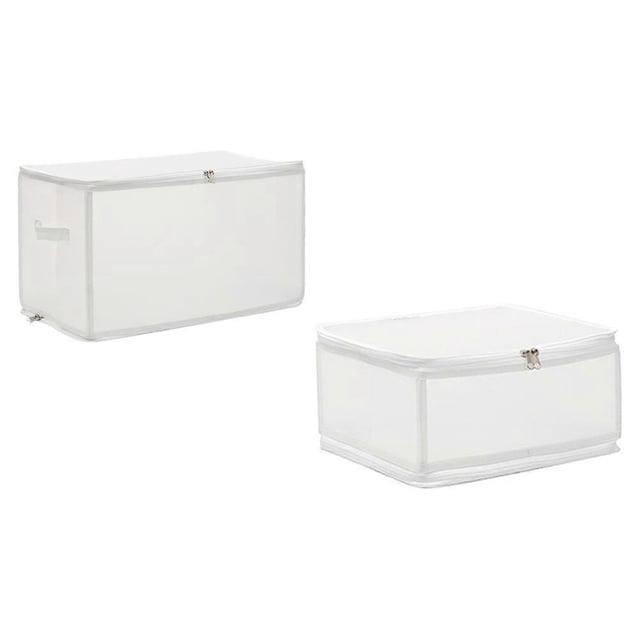 Plastic Storage Box For Clothes Organization Suitable For Students 30x15x15cm 2Pcs