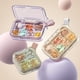 thumbnail image 4 of Portable pillbox with 7-day-a-week refill capacity, large 7-compartment, translucent ice white design., 4 of 5