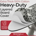 thumbnail image 4 of Bartnelli Pro Luxury Ironing Board White/Black Layered Steam with Adjustable Height, Iron Rest, Foldable Premium Iron Table, 4 of 7