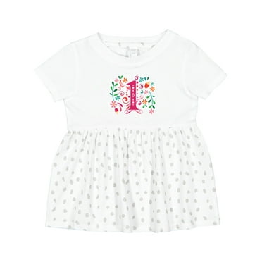 Inktastic 1st Birthday Party 1 Year Old Girls Girls Baby Dress