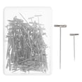 thumbnail image 1 of MasteelfCA 150Pcs Daily Use Wig Needles Stainless Steel Wig Pin Convenient Blocking Needles, 1 of 8