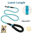 thumbnail image 4 of Durable Dog Leash, 5 FT/6 FT, 1/2", Padded Handle Nylon Dog Reflective Leash for Small Medium & Large Dogs Walking(5 ft, Blue), 4 of 8